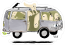 Haunted Van Sticker