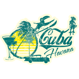  Havana Cuba Art Sticker