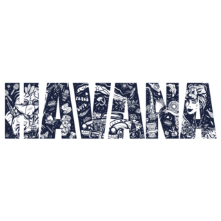 Havana Cuban Lettering Sticker