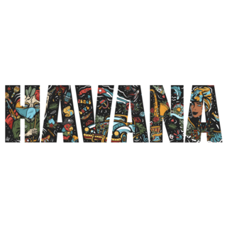 Havana Typography Sticker