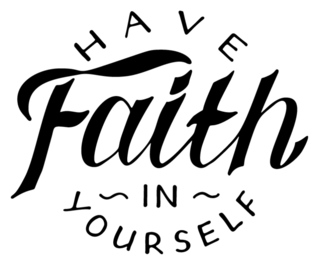 Have Faith in Yourself Sticker