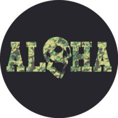 Hawaii Aloha Skull Sticker