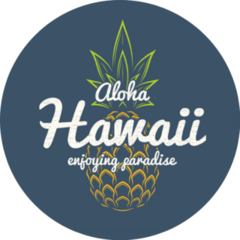 Hawaii Enjoying Paradise Pineapple Sticker