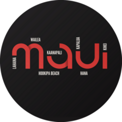 Hawaii Maui Typography Sticker