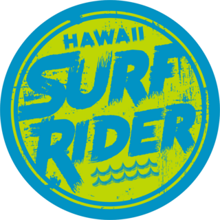 Hawaii Surf Rider Sticker