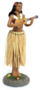 Hawaiian Hula Girl Playing Ukulele Dashboard Sticker