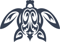 Hawaiian Tribal Sea Turtle Sticker