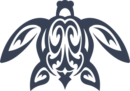 Hawaiian Tribal Sea Turtle Sticker
