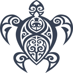 Hawaiian Tribal Turtle Sticker