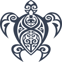 Hawaiian Tribal Turtle Sticker