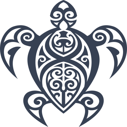 Hawaiian Tribal Turtle Sticker
