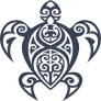 Hawaiian Tribal Turtle Sticker