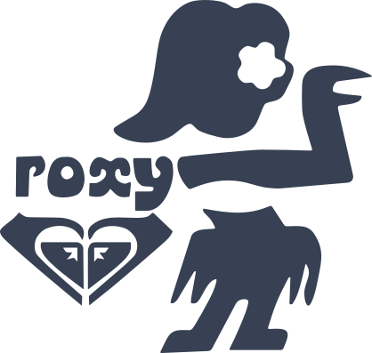 Hawaiian Tropical Roxy Hula Dancer Sticker