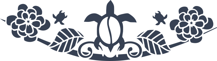 Hawaiian Turtle Border Sticker