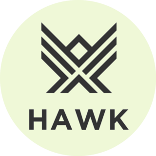 Hawk Logo Sticker