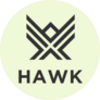 Hawk Logo Sticker