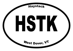Haystack Oval Sticker