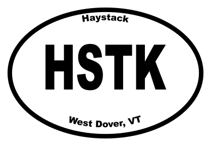 Haystack Oval Sticker