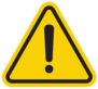 Hazard Warning Attention Sign Sticker