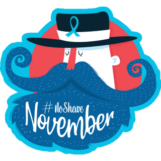 Head of Beard And Mustache Sticker