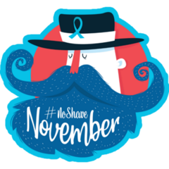 Head of Beard And Mustache Sticker