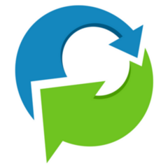 Healthy Eco Friendly Recycling Symbol Sticker