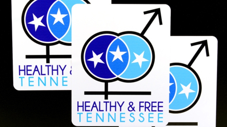 Healthy & Free Tennessee Custom Rectangle Stickers