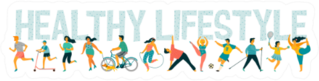 Healthy Lifestyle Sticker