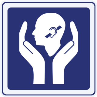 Hearing Impairment Care Sign Sticker