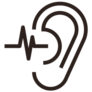 Hearing Test Ear Icon Sticker