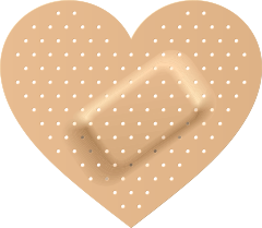 Heart Band Aid Bandage Sticker