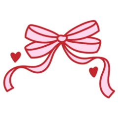 Heart Bow Sticker