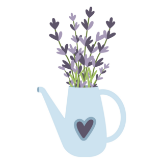 Heart Can Lavender Sticker