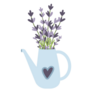 Heart Can Lavender Sticker