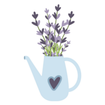 Heart Can Lavender Sticker