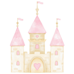 Heart Castle Sticker