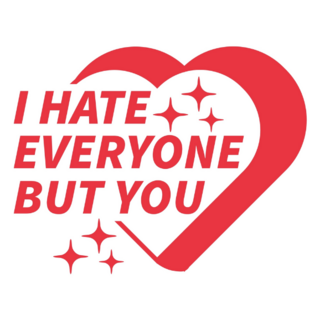 Heart Coquette Saying Sticker
