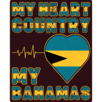 Heart Country Bahamas Sticker