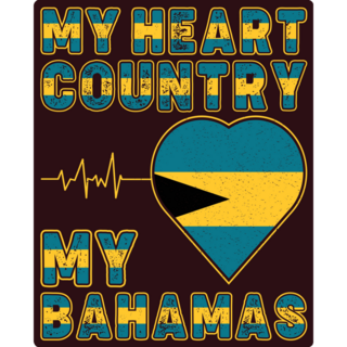 Heart Country Bahamas Sticker
