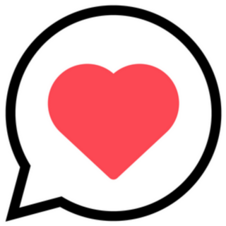 Heart Dialogue Icon Sticker