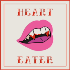 Heart Eater Vampire Sticker
