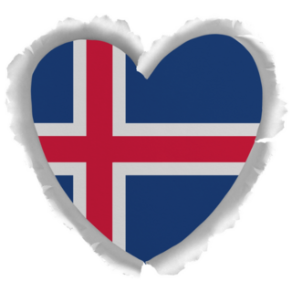 Heart- Iceland Sticker