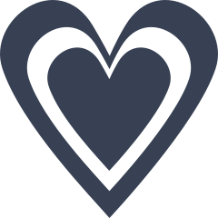 Heart Inside A Heart Sticker