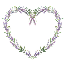 Heart Lavender Sticker
