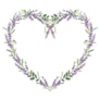 Heart Lavender Sticker