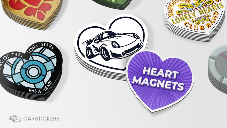 Heart Magnets Stacks