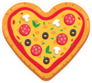 Heart Shaped Pizza Sticker
