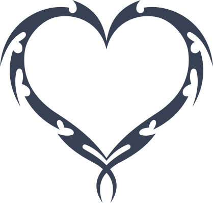 Heart Splintered Heart Sticker