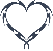 Heart Splintered Heart Sticker