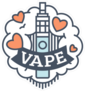 Heart Vape Badge Sticker